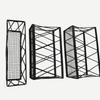 3Pcs Hollow Out Cabinet Door Storage Holder Rust-proof Sundry Shelf  Bathroom