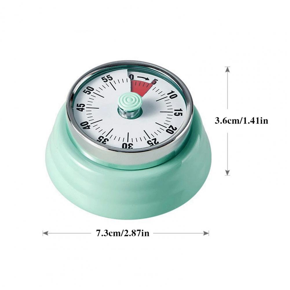 Magnetic Base Kitchen Timer 60-minute Mechanical Timer with Magnetic Base for Kitchen Visual Countdown for Time for Children