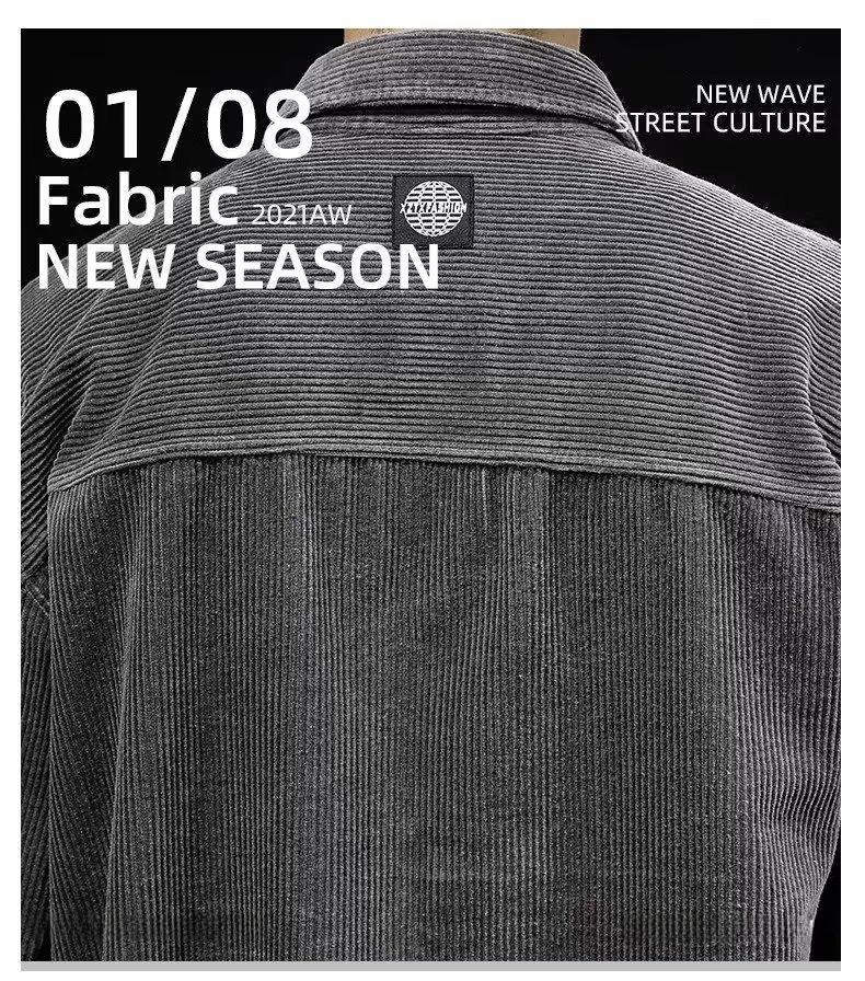 2024 Trendy Men's Casual Loose Lapel Workwear Jacket