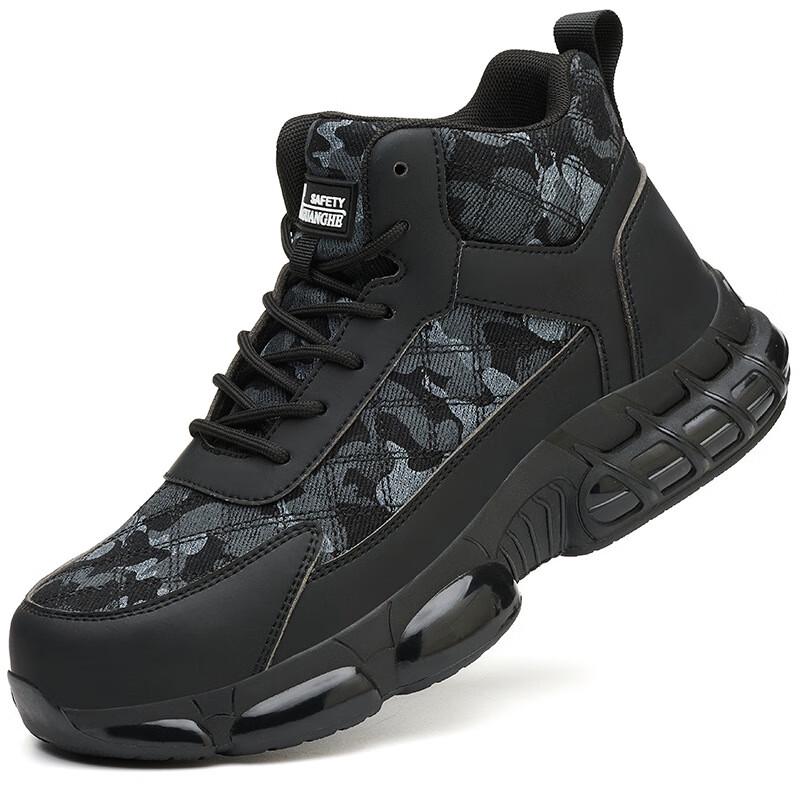 High-Top Steel Toe Puncture-Proof Safety Work Shoes 36