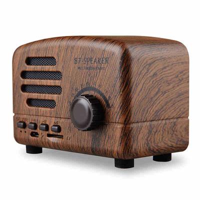Altoparlante Bluetooth portatile retrò Mini altoparlante Bluetooth portatile senza fili retrò Radio USB/TF Card Lettore musicale Carillon