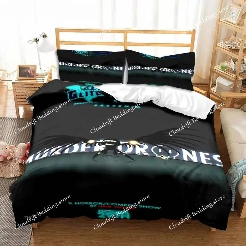 Mummy Girls Anime Bettwäsche-Set Bettbezug Bett-Set Steppdecke Kissenbezug Bettdecke King Queen Größe Jungen Erwachsene Bettwäsche-Set