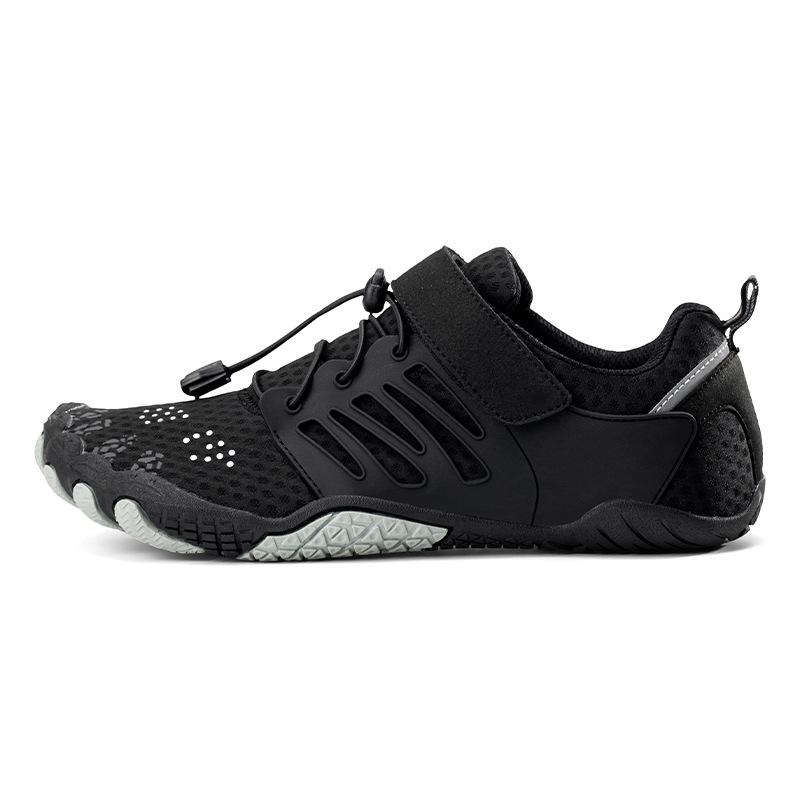 PLUS Export Schuhe mit breiter Zehenpartie Outdoor Sommer Fitness U-förmige Ferse Leichtgewichtige weiche Sohle Freizeit-Sportschuhe