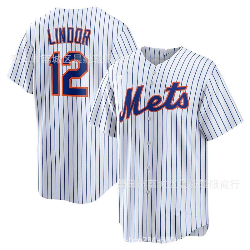 New York Mets Baseball Jersey Fan Apparel Cotton Blend Unisex Sportswear Fall Winter