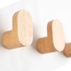 Modern Elegant Wooden Wall Hook for Clothes, Scarves, Coats, and Hats