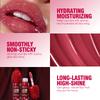 Julystar Himbeer Lippen-Gloss 8ml Feuchtigkeitsspendender Hochglanz Lippen-Glanz Nicht Klebrig Feuchtigkeitsspendend Langanhaltender Glänzender Beeren-Duft Lippen-Make-up für Frauen