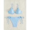 Solid Underwire Sexy Bikini 2026 New Arrival Biquini Padded Push Up Bandage Swimsuit Women Swimwear Summer Beachwear