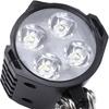 Faro Elettrico Nero per Bicicletta per Sistemi di Motore Centrale BBS01 / BBS02 / BBSHD per la Guida Notturna