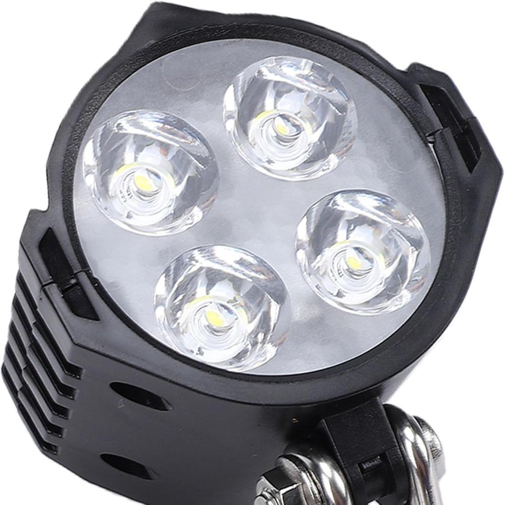 Faro Elettrico Nero per Bicicletta per Sistemi di Motore Centrale BBS01 / BBS02 / BBSHD per la Guida Notturna