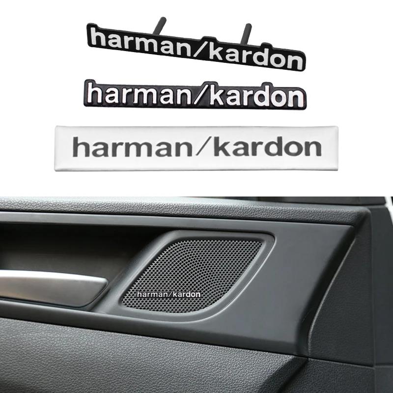 5pcs 10pcs 100pcs For A m G W204 W205 W203 W211 W212 W213 W201 W210 W124 Aluminum harman/kardon Car Styling Audio Stickers