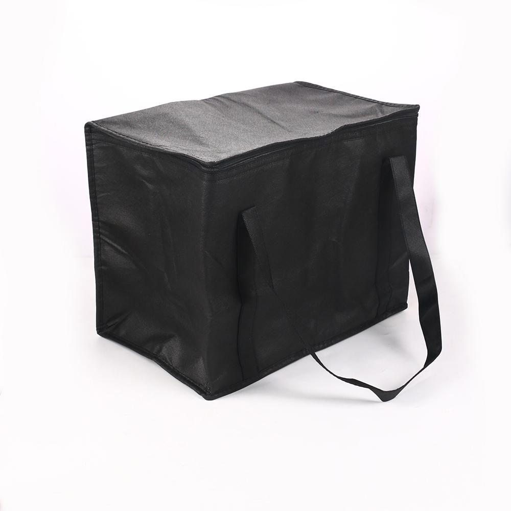 1PC Large Insulated Food Bag Reusable Foldable Hot Cold Meals Grocery Bags Zipper Bag Lightweight for Picnic Camping Outdoor