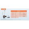 SucceBuy Linear Actuator 8/10/12/14/16 Inch 12V 6000N 5mm/s Electric Linear Motor Controller With Mounting Bracket for Homeuse