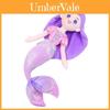 Oceanário Princesa Sereia Cintilante Boneca Travesseiro Menina Brinquedo de Pelúcia Presente Companheiro de Sono