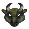 Halloween Mask Easter Carnival Party Cosplay Props Half Face PU Foam Realistic Animal Buffalo Bull Head Mask Costume Accessories