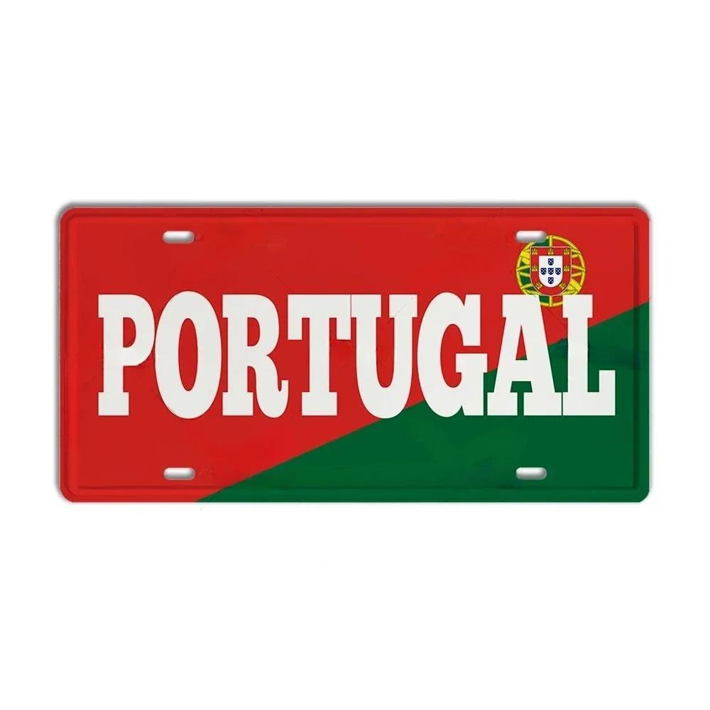 

FJ Decor Car Metal Sign Ctiy Номерной знак MILAN Barcelona Madrid Country Metal Plaque Tottenham Manchester Decortaive 30x15cm