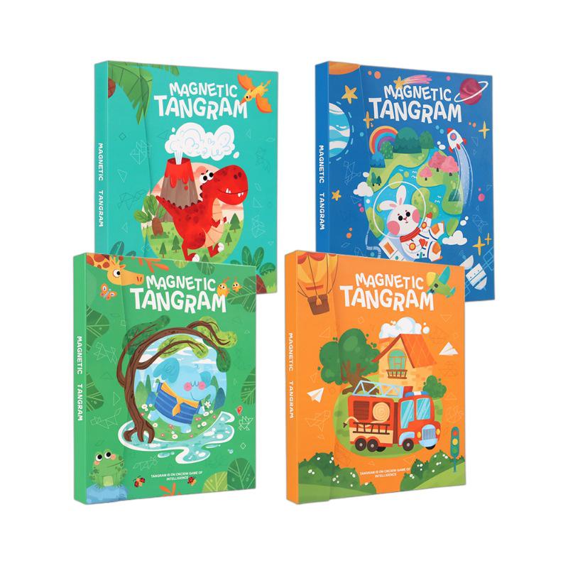 Children's Magnetic Tangram Puzzle Board: Early Education & Development Toy for Toddlers and Elementary Students