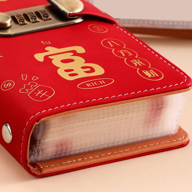 200 Envelopes Money Saving Challenge With Password Lock Save Money Pu Money Collection Book Large Capacity Portable