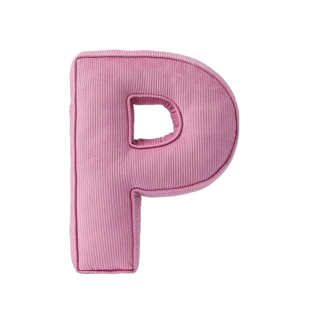 Alphabet 26 Lamb Fleece Letter Plush Toy Pillow Soft Nap Soothing Cushion For Toddlers Babies Nursery Photo Prop Birthday Gift