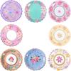 OIMG Festival Flower Paper Plates