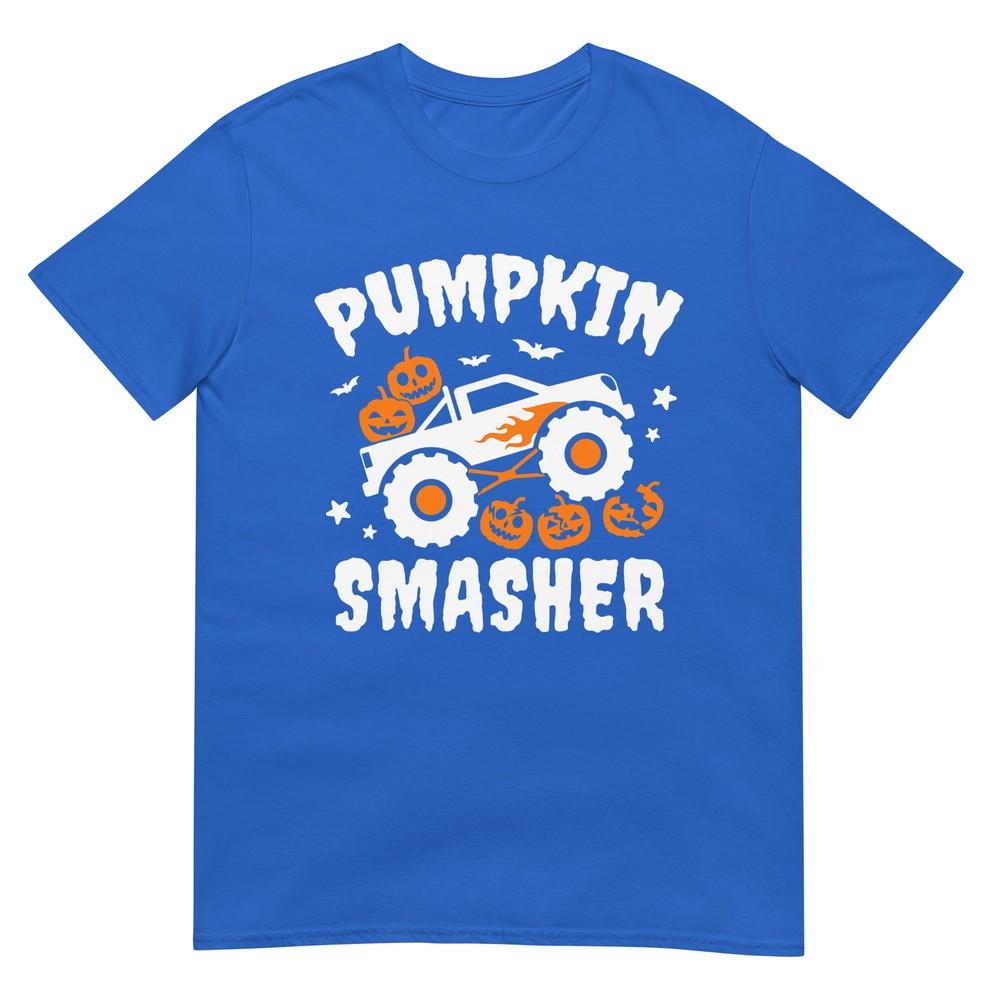 Pumpkin Smasher Toddler Halloween For Monster Truck Lover TShirt