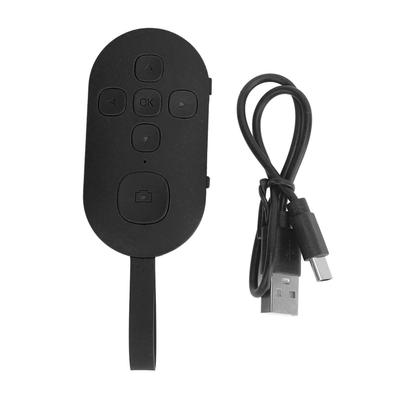 Bluetooth Remote Control Phone Page Turner Rechargeable Remote Selfie Clicker Hands Free for
