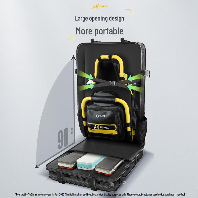 Yuzhiyuan Large Capacity Fishing Tackle & Chair Backpack