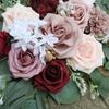 Lotus Root Pink Welcome Flower Hotel Signage Floral Arrangement Wedding Arch Flower Wedding Outdoor Decoration Rose