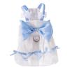 Cat Bow Streamer Tulle Princess Skirt Spring and Summer Suspender Skirt Dog Dress Pet Strap Skirt with Bow-Knot Kitten Clothes