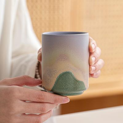 Japanese Kiln Master Ceramic Cup Kung Fu Tea Set Handmade Coarse Pottery Tea Cup Ideal for Tea Tasting Coffee or Water Use