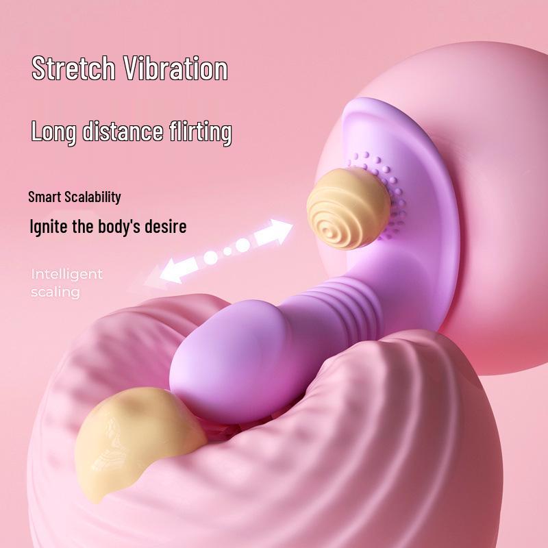 Vibrador Portátil Mariposa de Jade: Estimulador Telescópico Controlado por App de 10 Modos para Mujeres