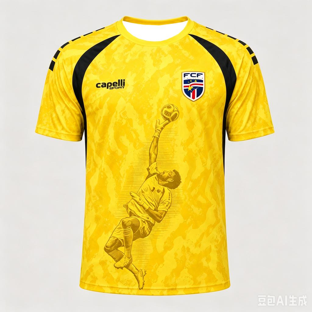 2026 Cabo Verde Vozinha Nº 1 Portero Camiseta de Fútbol Verano Deportes Camiseta para Hombre Ropa Camiseta Mujer Maillot de Ciclismo
