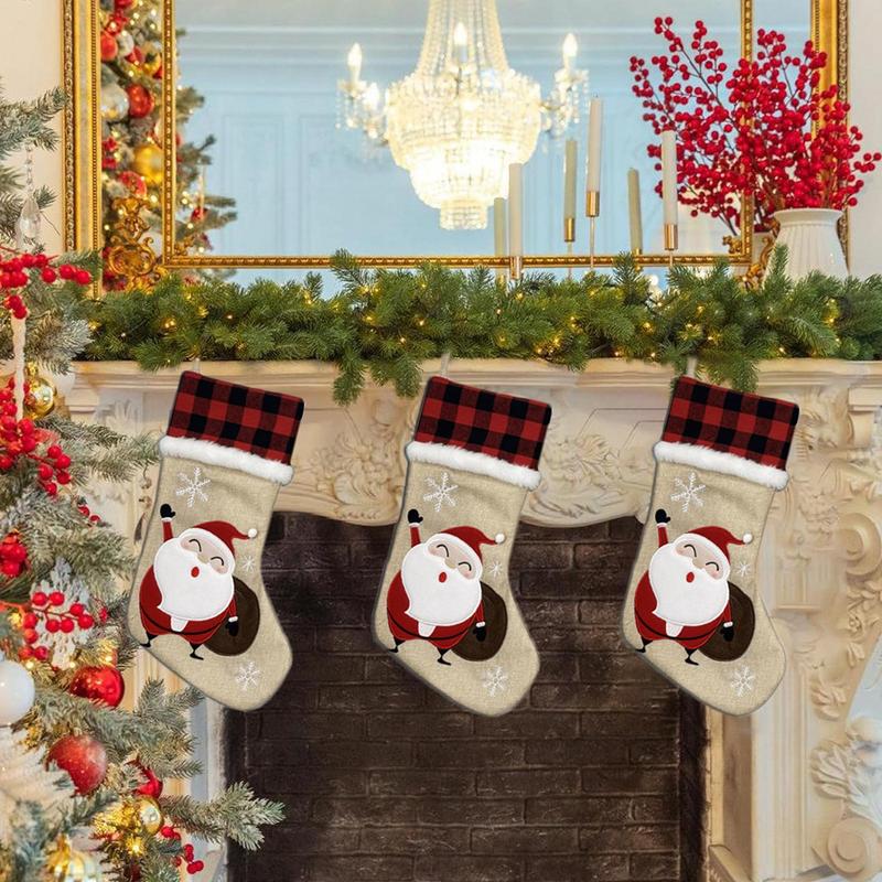 Stockings For Christmas Winter Christmas Stockings Ornament Fidget Decor Funny Favors For Small Toys Kids Family Friends Garden
