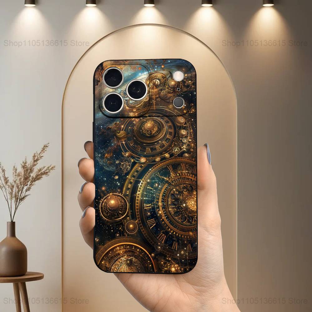 Twelve Constellations Art Phone Case For iPhone 15,14,13,17,16,12,11,Plus,Pro Max,XS,X,Mini,8,7,XR,SE,Soft Silicone Black