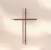 Chasing Light Wandanhänger Kreuz Schwarznuss 300*185mm Kirchen Dekoration Jesus Christus Kruzifix Haus und Dekoration Holzkreuz