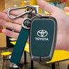 2026 Gorące Do Toyota Kołpaki Kół Ze Stopu+Skóra Etui na Kluczyk Samochodowy Pokrowiec Muszla Brelok Do Toyota Prius Camry Corolla CHR C-HR RAV4 Land Cruiser