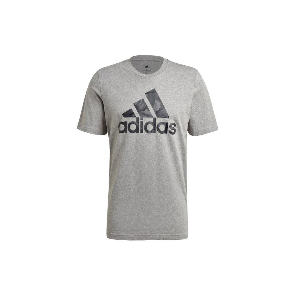 New Adidas T Shirts Men Gray GK9637