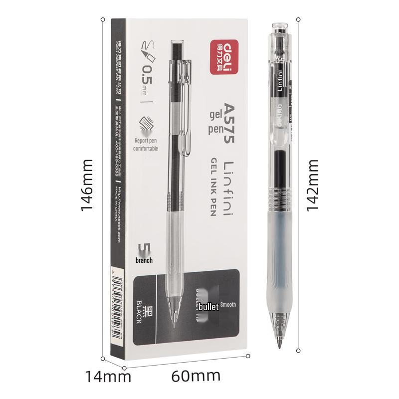 Deli A575 Retractable Gel Pen