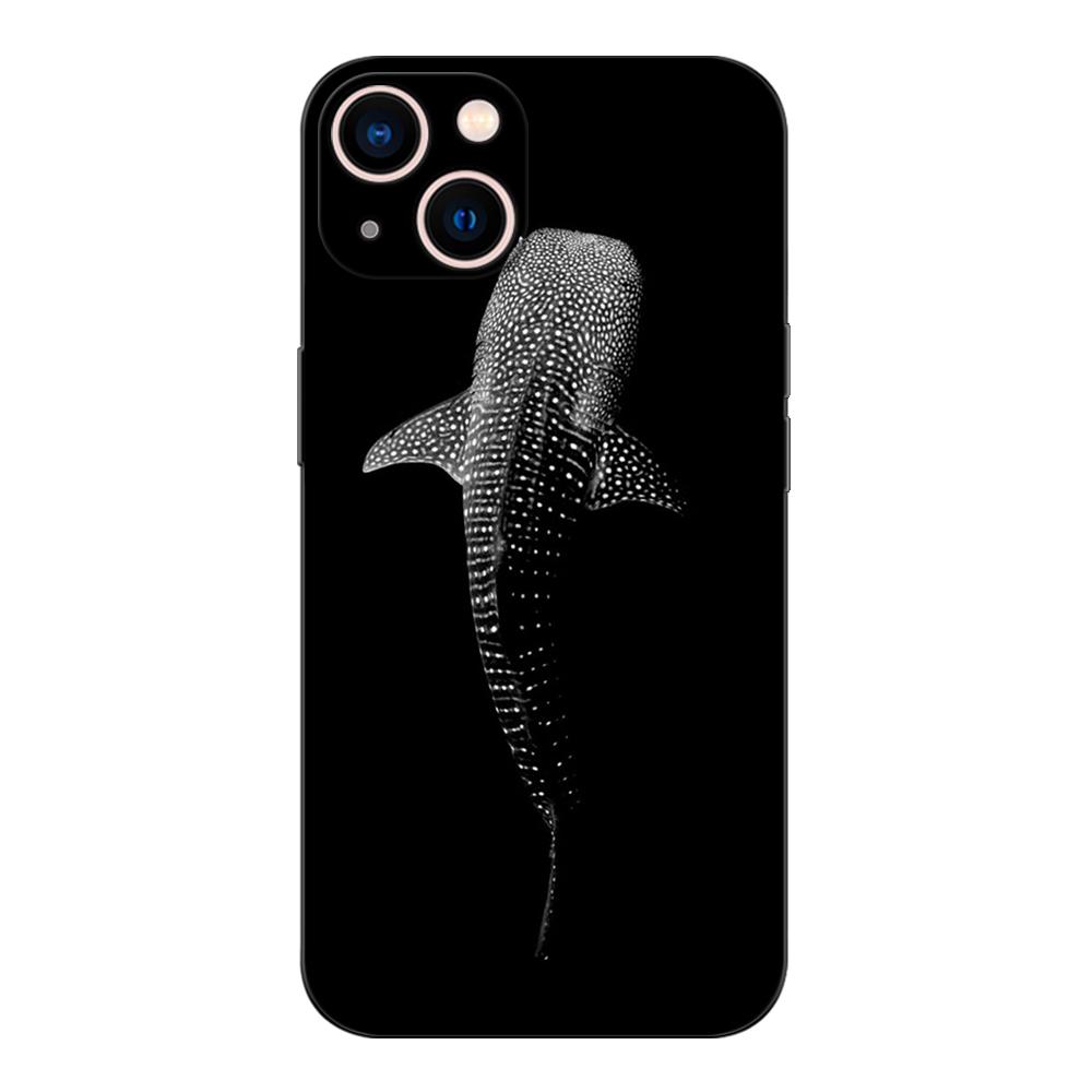 Black Tpu Case For Huawei Y9S Y6S Y8S Y5P Y7P Y8P Y7 Y5 Lite Prime 2018 Y6 2019 Cover Whale Shark