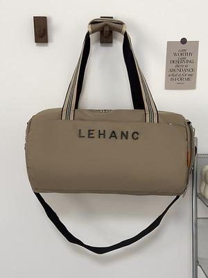 Autumn One-Shoulder Travel Bag with Dry/Wet Separation – Stylish Crossbody for Fitness and Maternity Needs