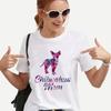 Love My Dog Chihuahua Mom Print T Shirt Women New T Shirt Tops Dog Lover Tee Tops Ladies Female Short Sleeve Tees Dog T-shirt