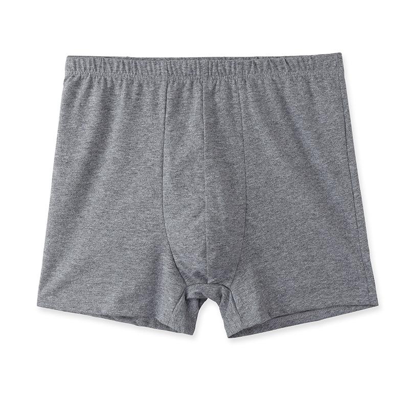 Middle Aged and Elderly Underwear Men's Oversized Underwear Dad's Pure Cotton Red Loose Underwear