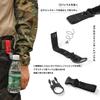 Plastic Bottle Holder with Mountain Climbing Carabiner (Removable) with Belt