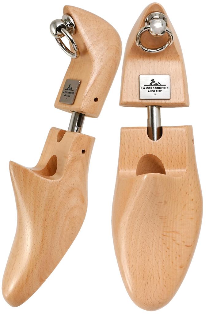 Cordonnerie Anglaise High Heel Shoe Tree Made of Wooden Shoe Tree with Wax Size 37 Women's EM171S, High-Quality Finish, Natural, (23.5-24.0cm)