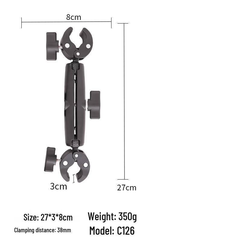 OLOEY Anti-shake Outdoor Cycling Camera Clamp Mount