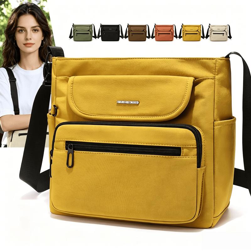 Lightweight Nylon Handbag Crossbody Bag Large Capacity Multi-Compartment Casual Daily Tote Travel Tote Shoulder Purse