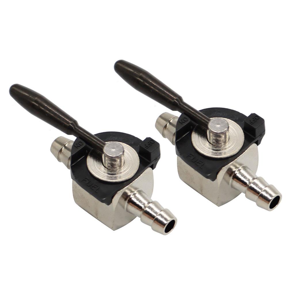 For Oregon 07-403 Shut-Off Valve Petcock 1/4inch Heavy Duty Mower Tool In-line Sliver Steel Reliable Replacement