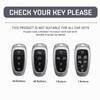 4/5/6/7 Buttons Gold Edge TPU Remote Key Fob Case Cover for 2020-2021 Hyundai Sonata Nexo DN8 Santa Fe TM Tucson NX4 Staria Ioniq