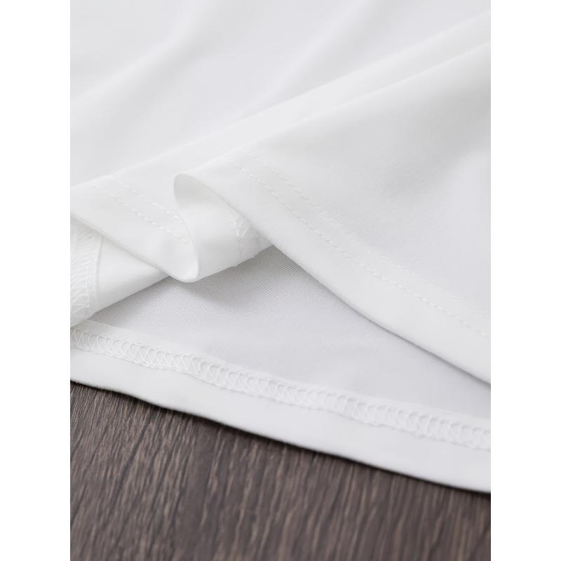 European Size Short-Sleeve Round-Neck Casual Top, Machine Washable Vintage T-Shirt, Suitable for Summer And Spring, Comfortable And Skin-Friendly