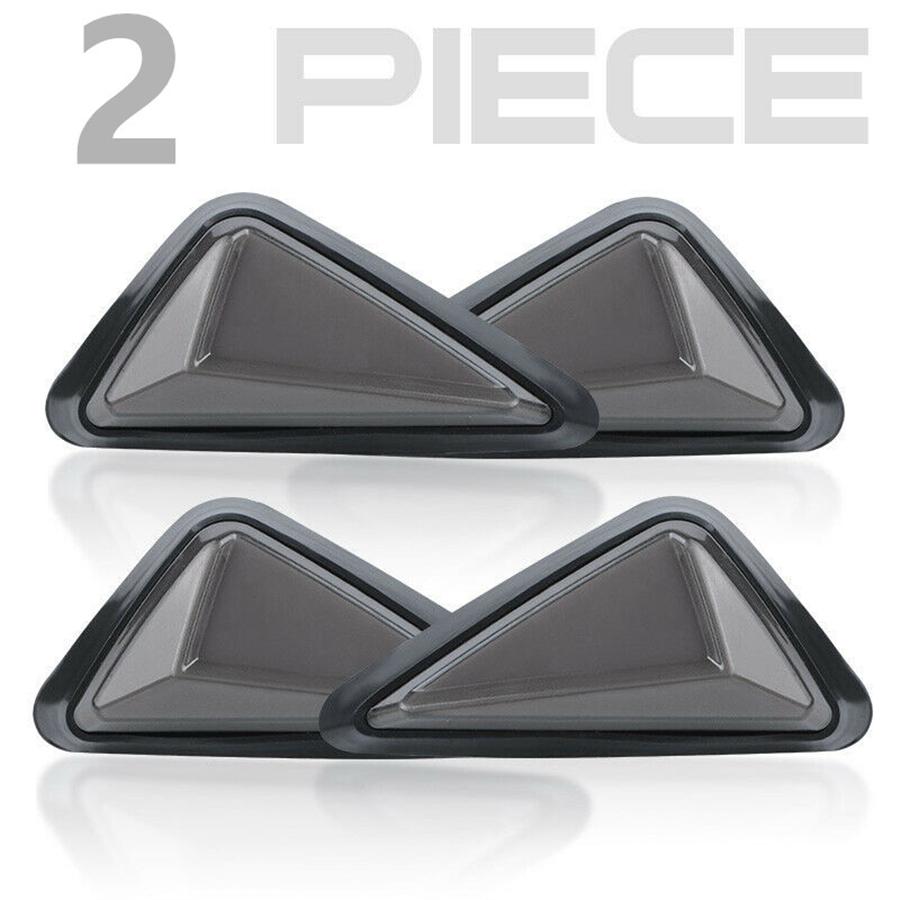 2Pcs Motorcycle Triangle Led Turn Signalindicator Light Braking Tail Light  Flush Mount For Yamaha Honda