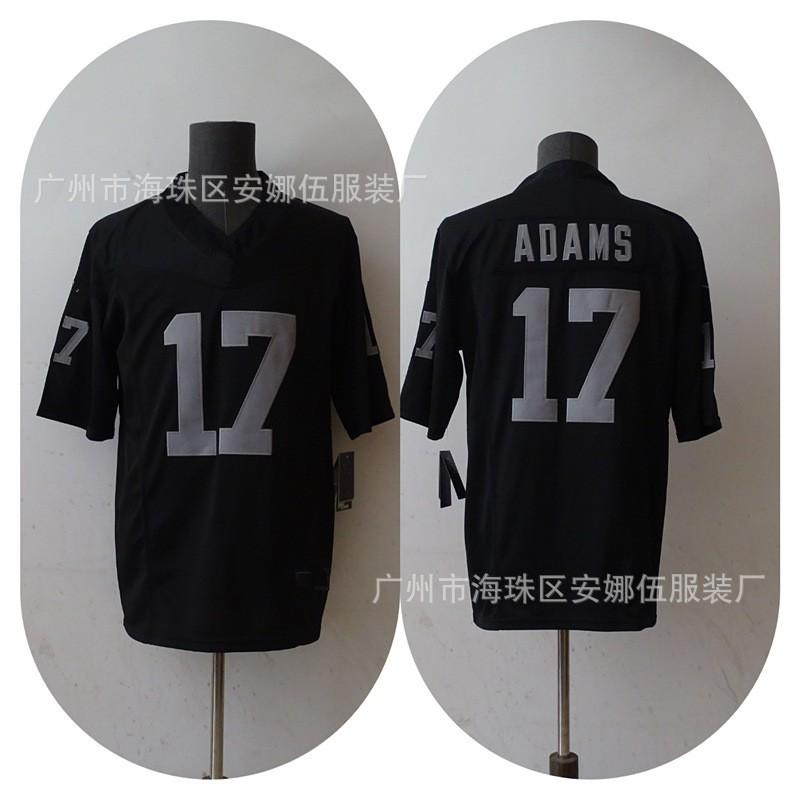 Raiders NFL Football Jersey T-Shirt Mens Embroidered Sportswear Rugby Fan Wear Fall Winter